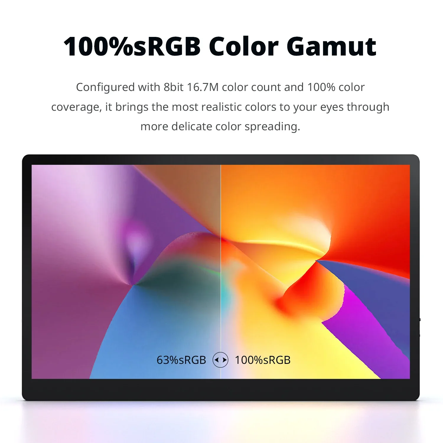 繫 ޴  ġ ũ, IPS 100% sRGB  Ŀ ÷, Ʈ XBox PS45 ġ ̴ PC USB C, 15.6 ġ, 4K