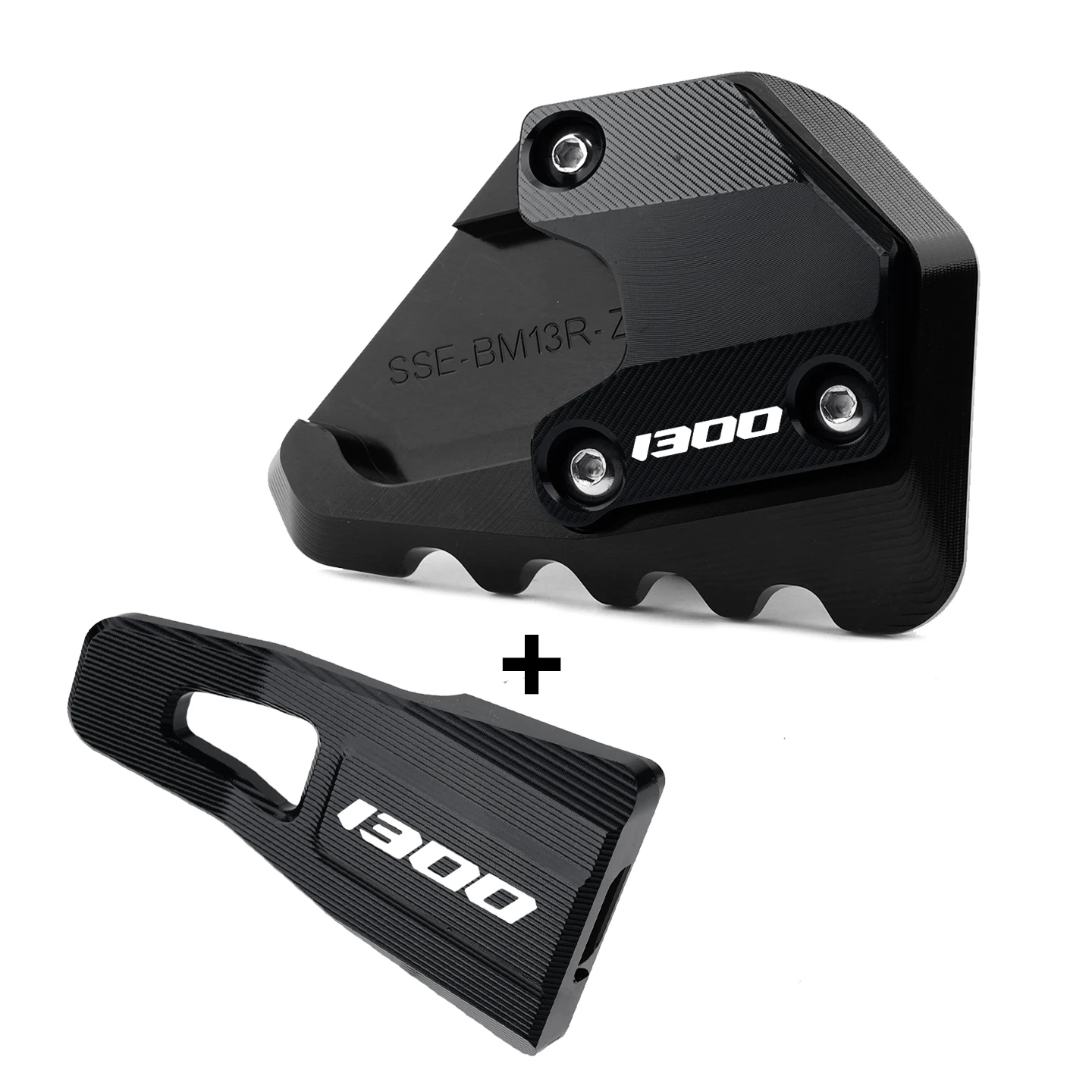 Für BMW R1300GS ADVENTURE R1300GS Option GSA 2023 2024 2025 2026 CNC Motorrad Seitenständer Verlängerung Pad Ständer Fußplatte – Detail 15