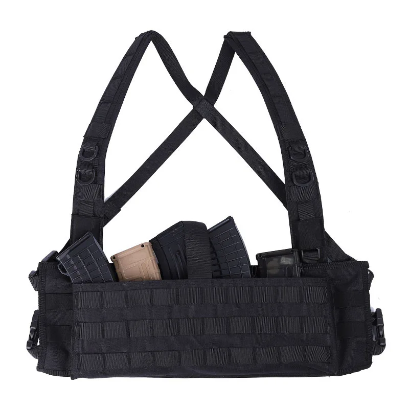 AK belly pocket outdoor tactical magazine vest multi-functional training chest rig sport outdoor military training hunting vest