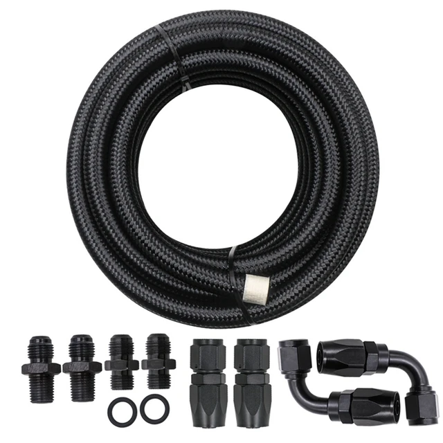 NEW-For 4L60E 4L65E Automatic Transmission Cooler Line Kit Black