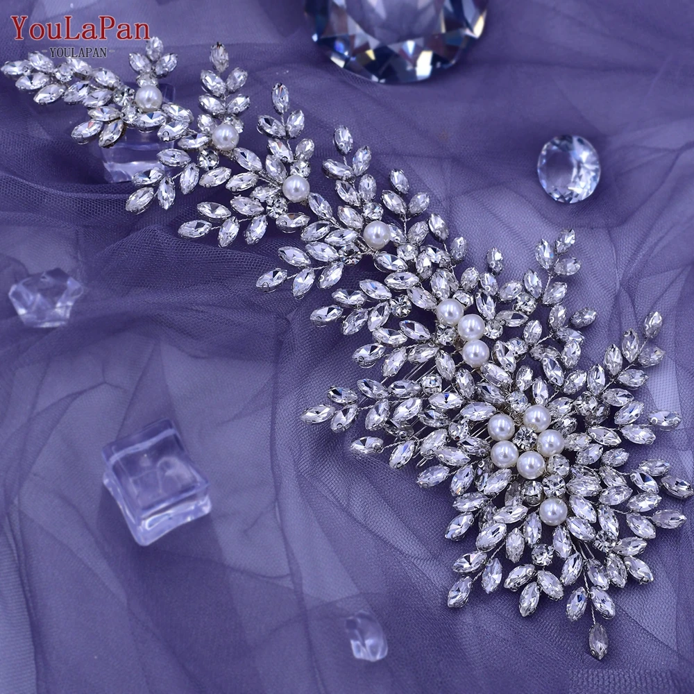YouLaPan Luxury Wedding Hair Accessories Dinner Party Hair Headdress For Women Wedding Combs Bridal Headpiece HP434 hair accessories bridal hair accessories