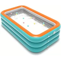 Piscine gonflable générique longue en PVC, paquet de 2,1 m, Durable, facile à installer et adaptée au plaisir familial, adaptée à la famille 5
