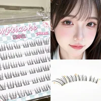 Cils Mixiaohe sans colle, naturels, doux, réutilisables, adaptés aux débutants pour les looks quotidiens et les rendez-vous. 2