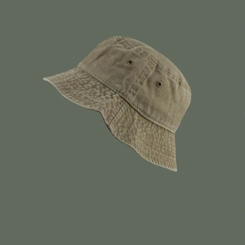 Fashion Washed Denim Fisherman Hat Unisex Solid Vintag Summer Y2k for Women Men Bucket Panama Hat Sun Protection