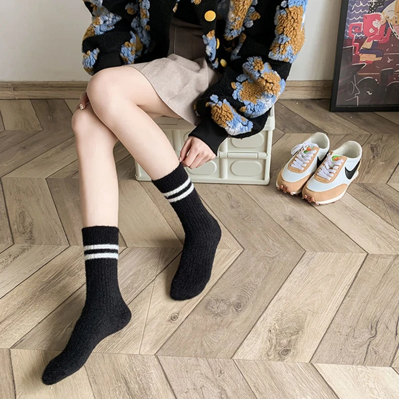 Cozy Fluffy Velvet Women's Socks - Warm & Soft