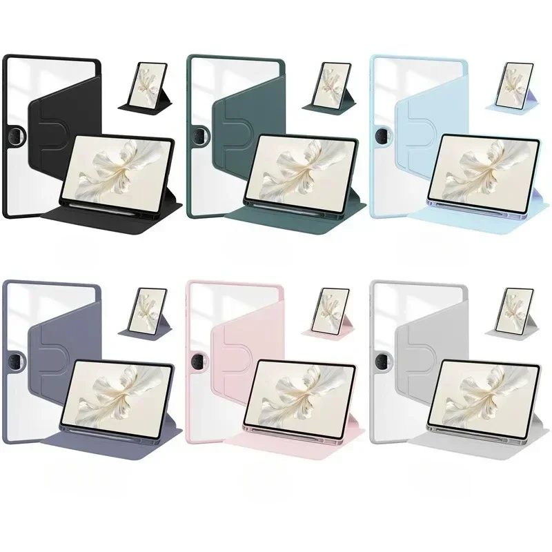 Premium 360° Rotating Leather Tablet Case - Shockproof & Stylish