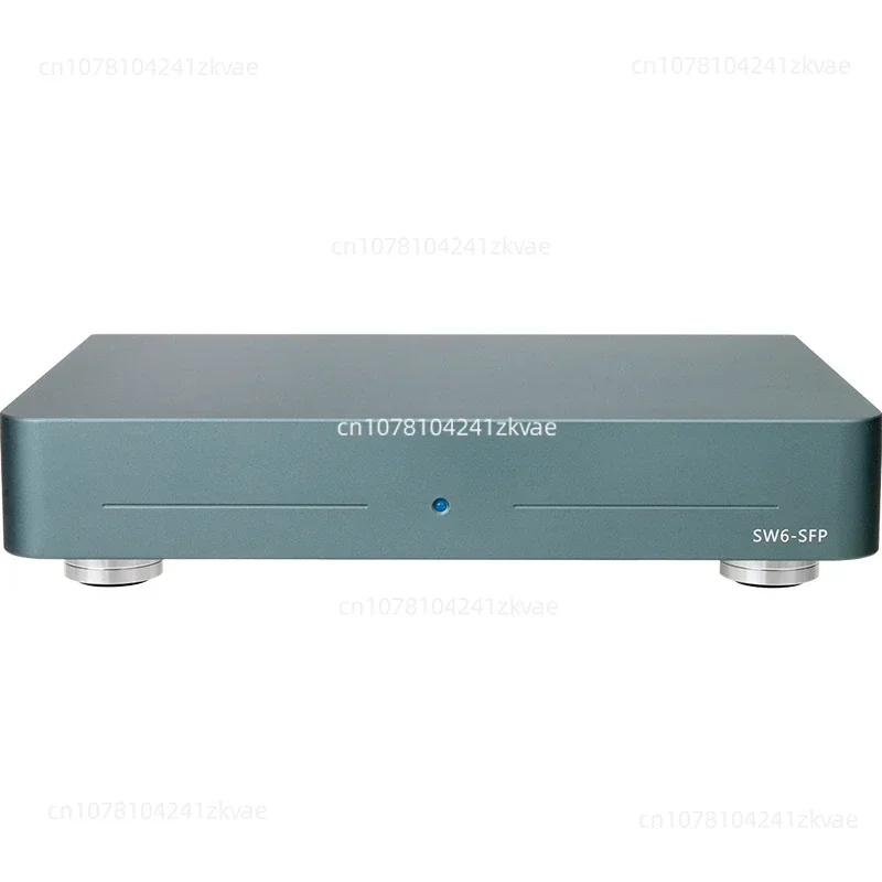 

LHY Audio SW6-SFP 6-портовый Hi-Fi аудио Ethernet коммутатор, сетевой коммутатор с питанием от постоянного тока с SC-Cut OCXO