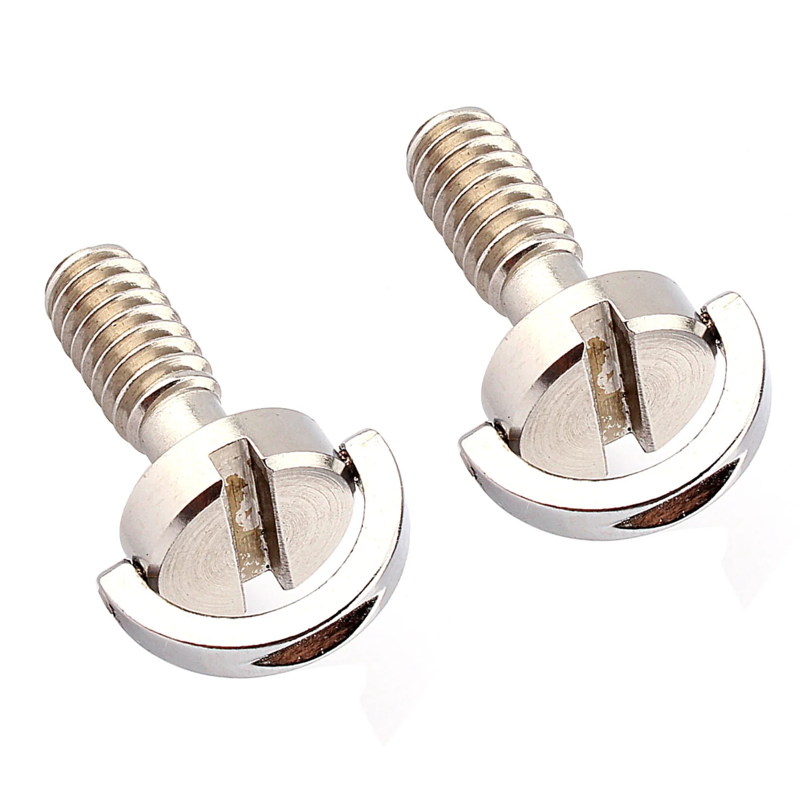 2PCS 카메라 D 링 나사 긴 버전 스테인레스 스틸 1/4 인치 나사 삼각대 모노포드 나사용 퀵 릴리스 장착 나사