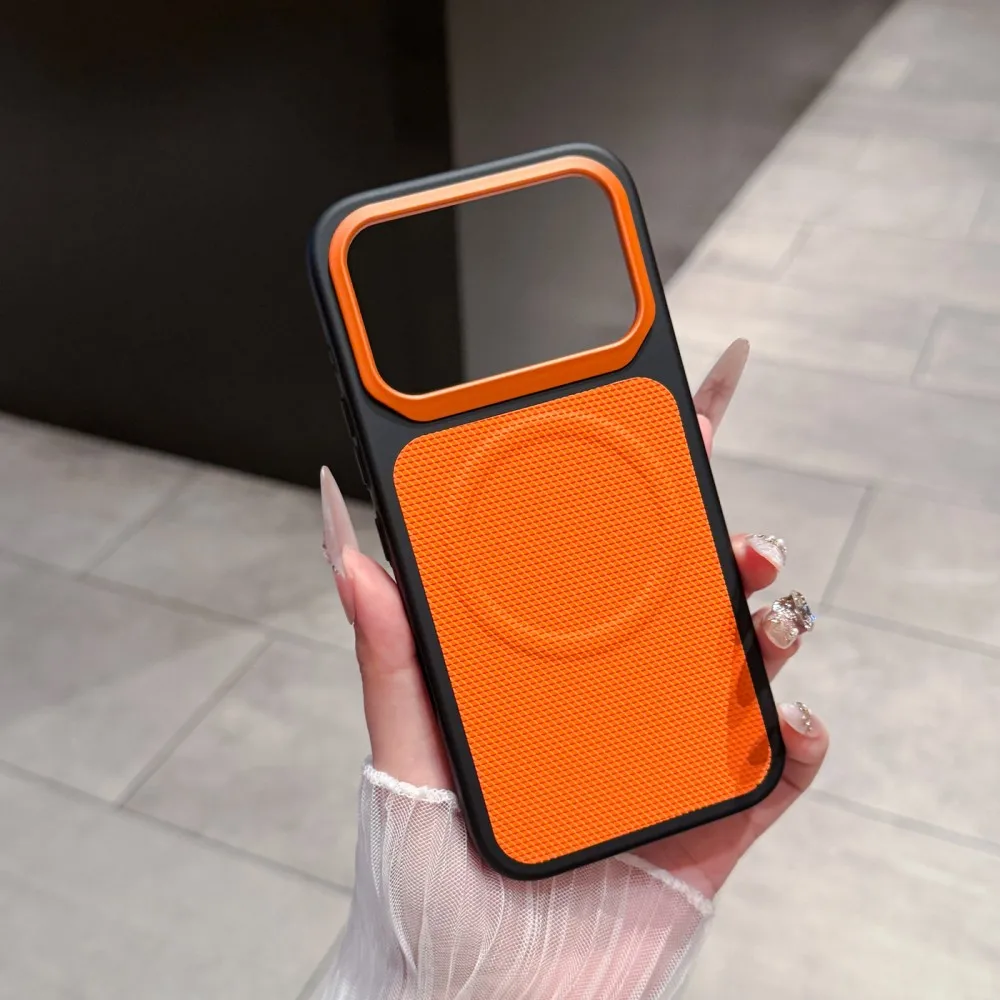Luxury PU Leather Magnetic Protective Back Cover Case
