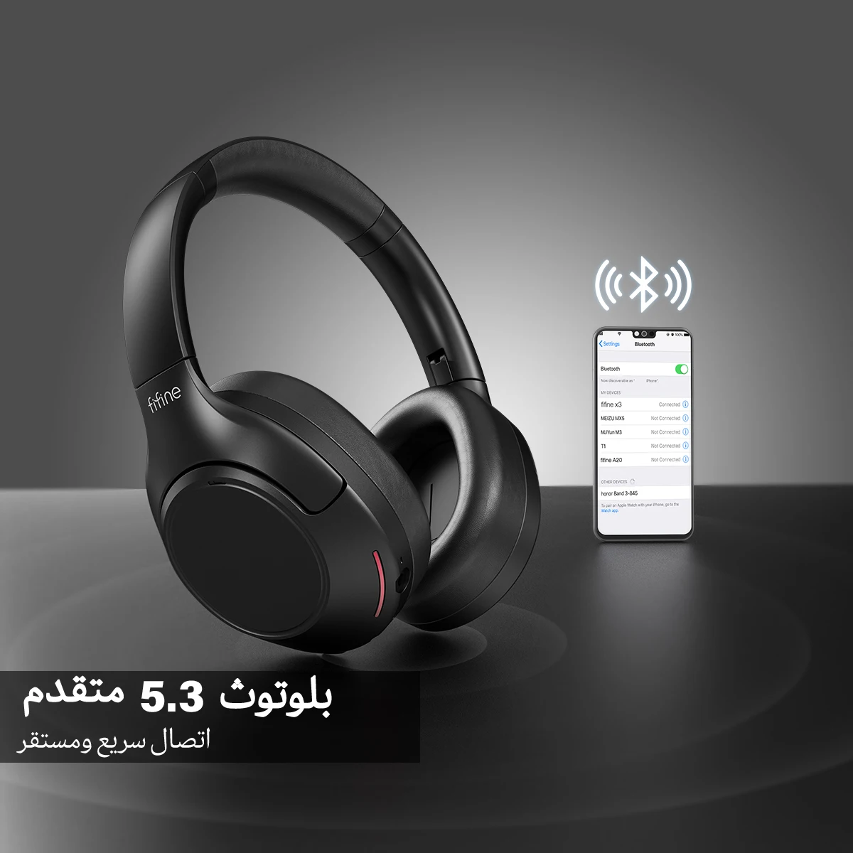 سماعات أذن FIFINE X3 اللاسلكية المانعة للضوضاء مع...