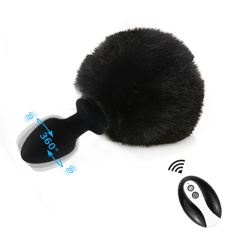 Multi Silicone Small Bunny Tail Butt Plug Furry Beginner Sex Toy Indeed Explore Ass Doggy Play Women stimulate Cosplay Lots