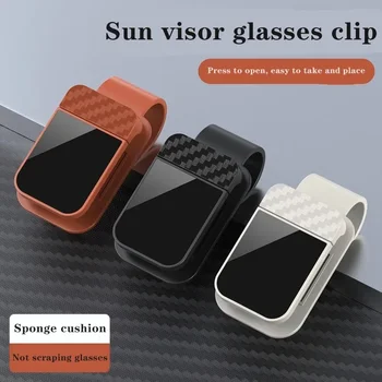 Car Visor Clip - Universal Sunglasses Holder & Receipt Organizer, Car Glasses Clip, Car Sun Visor Automotive Hanger Clip Ticket