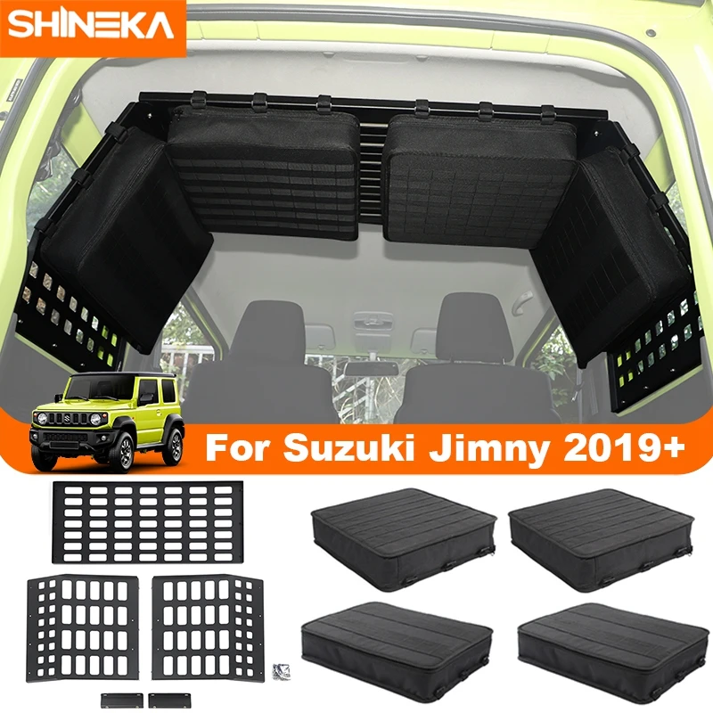 Shineka auto hinten kofferraum verlängerung gestelle gepäck regal aufbewahrung  tasche zubehör für suzuki jimny jb64 jb74 2019 2020 2021 2022 2023 -  AliExpress