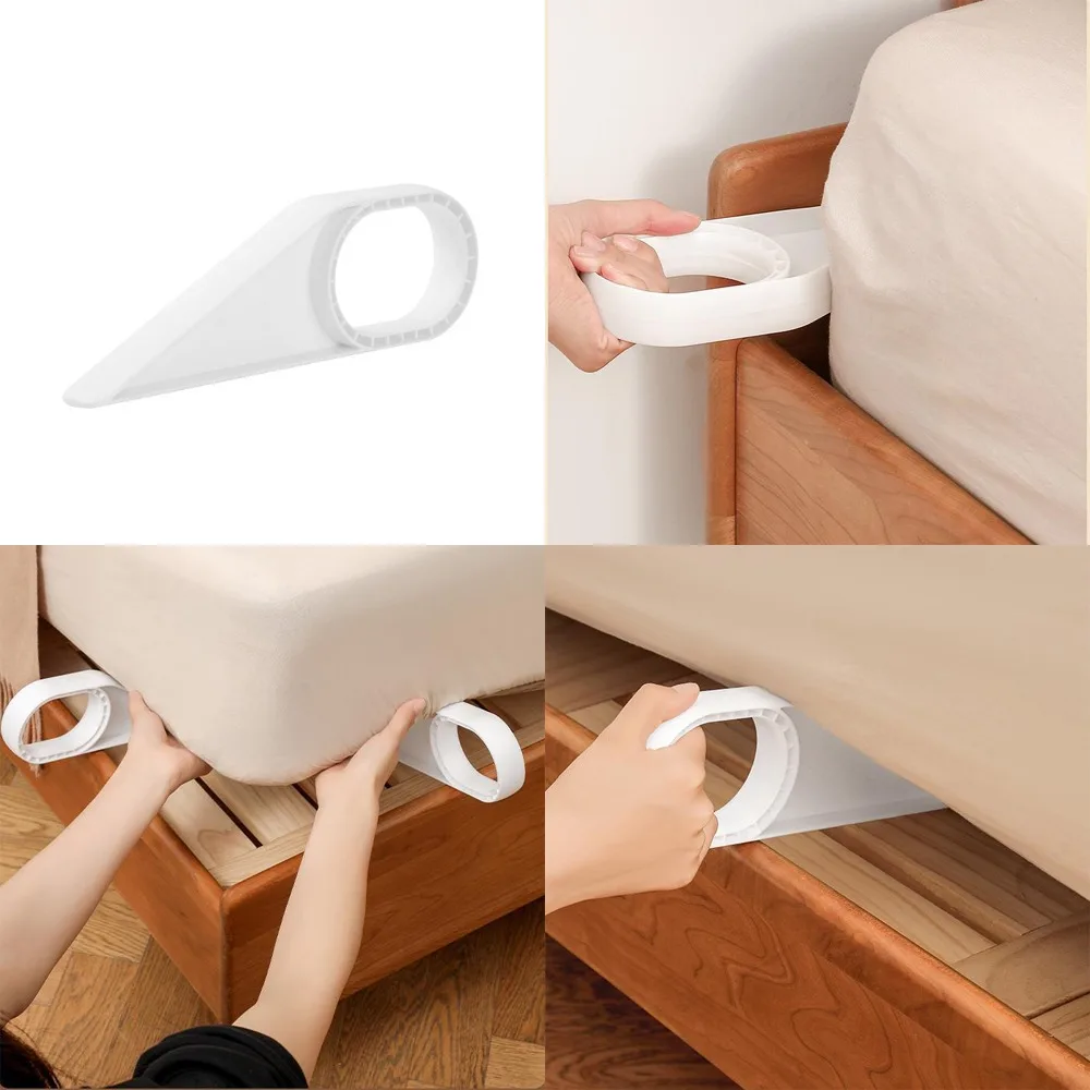 

Easy to Use Mattress Sorting Lifting Device White Durable Mattress Lifter Tool Labor Saving with Smooth Handle