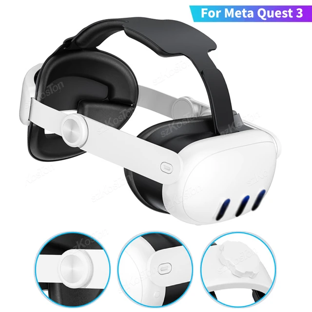 for Meta Quest 3 Head Strap Replaceable VR Headset Improve Comfort  Adjustable Head Strap for Meta Oculus Quest 3 Accessories - AliExpress