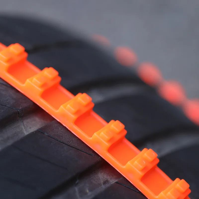 10PC/Set Snow Chain Cable Tie Nylon PE Car Non-slip Chain Mat Anti Skid for Universal Tire SUV Wheel Tyre Rainy Day Belt Band