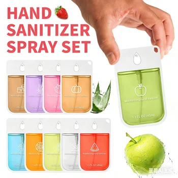 Potente spray portatile, sicuro e affidabile, per la pulizia delle mani, spray idratante per il lavaggio delle mani, spray igienizzante nutriente, 45/38 ml