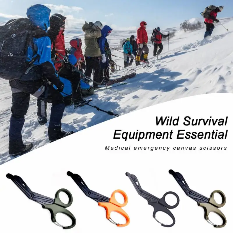 First Aid Gauze Trauma Shears Medical Shears Trauma Shears With Carabiner Bandage Shears Emergrncy Shears Stainless Steel Shears