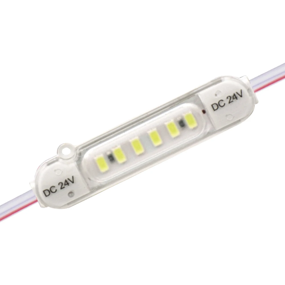 20Pcs/lot DC 12V 24V Led Module 5730 6LEDs Waterproof Super Bright String Light for Advertisement Signs Shop Banner Backlight