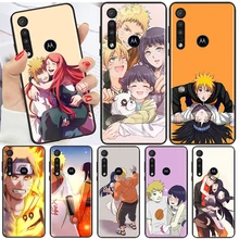 

Fashion Love Naruto Anime For Motorola Moto G9 G8 E7 G Stylus Power Lite One Macro Hyper Fusion Edge Plus Black TPU Phone Case