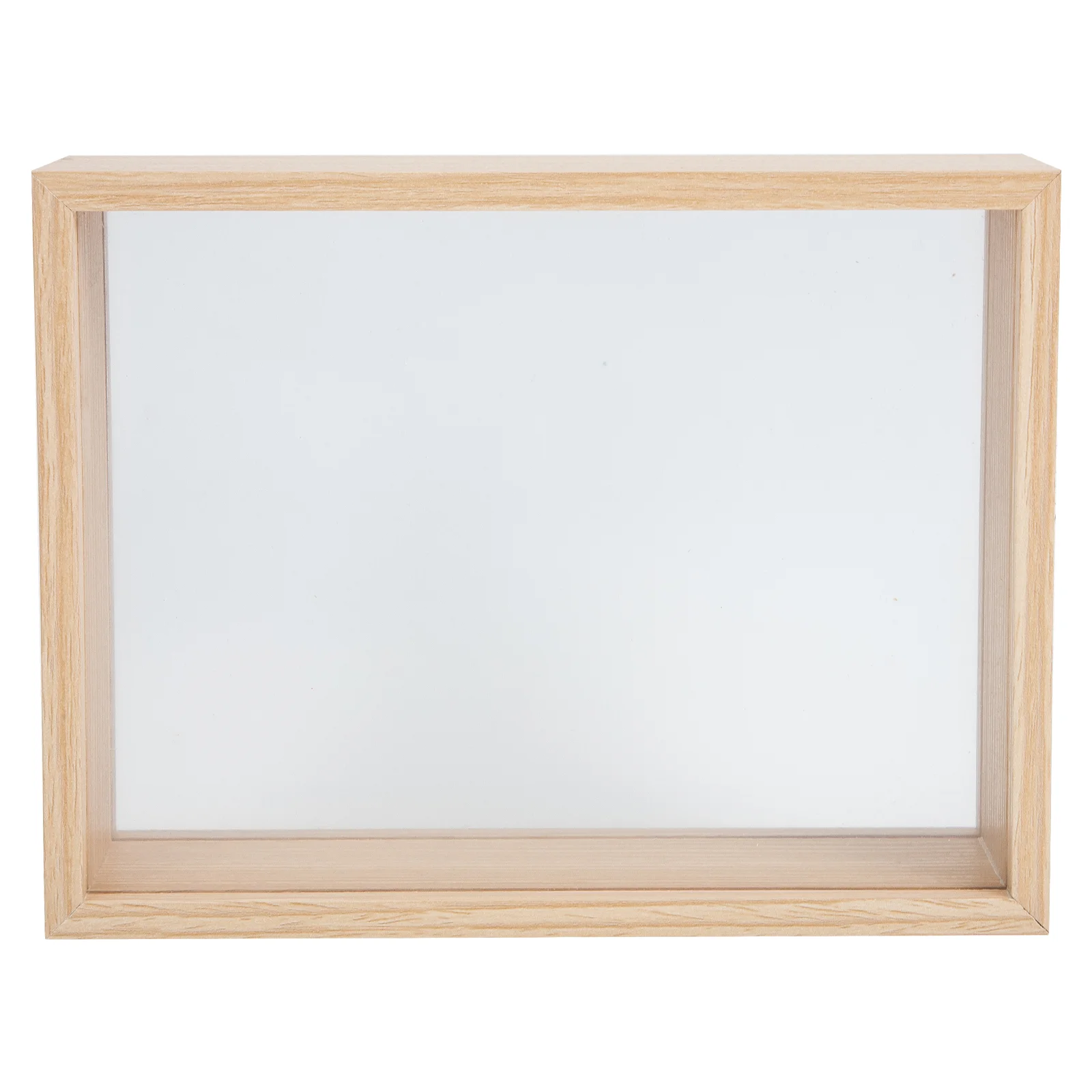 Frame Box Photo Flower Display Shadow Specimen Picture Frames Case Memory Dried Pressed Wood