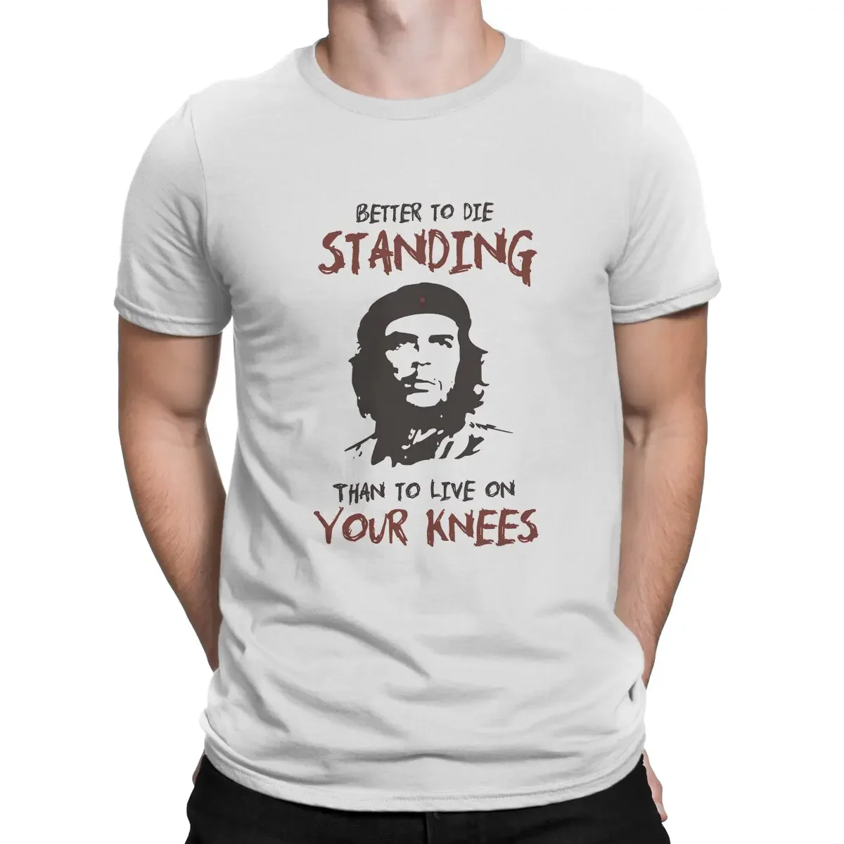 

Che Guevara классические мужские футболки, мужская футболка из полиэстера, горячая распродажа, Повседневная футболка с круглым вырезом и коротким рукавом