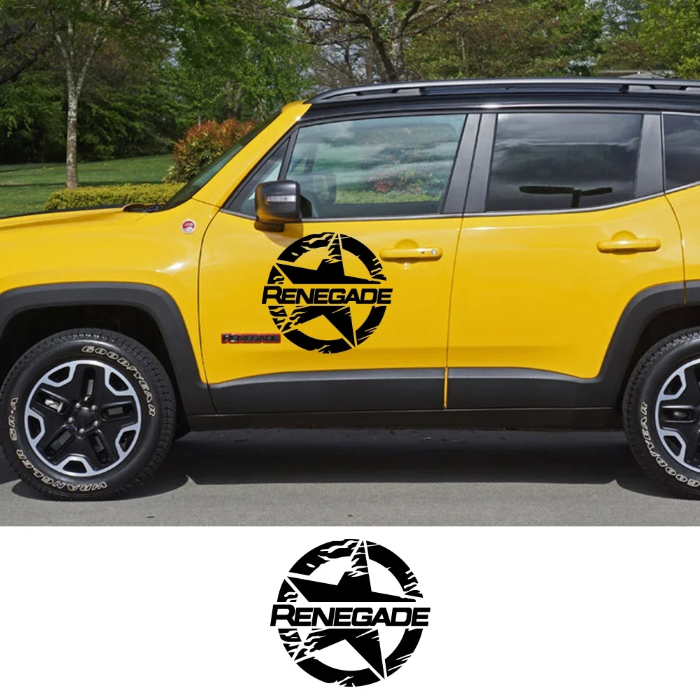 Jeep Renegade Mountain Side Stickers  Jeep Renegade Exterior Accessories -  Car - Aliexpress