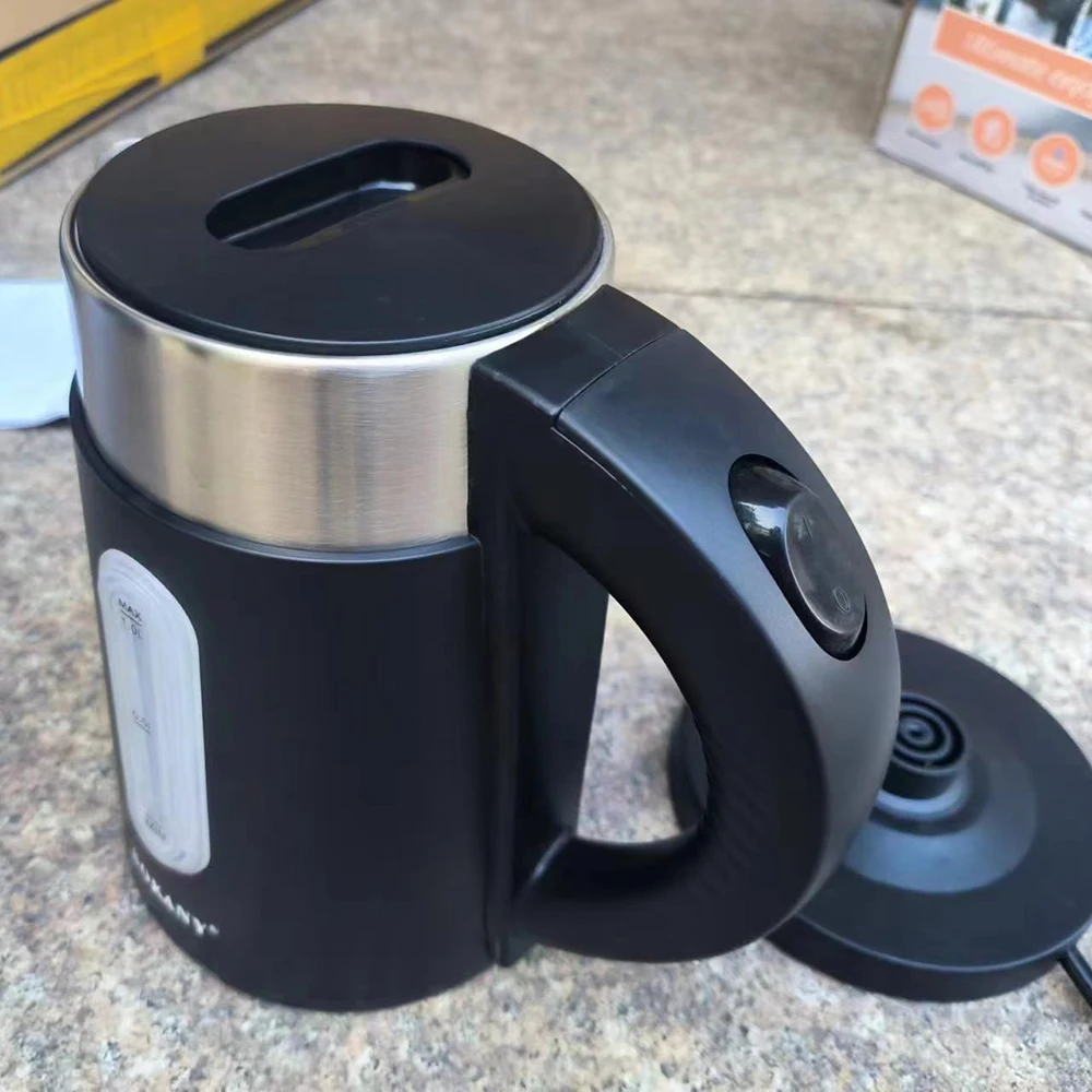 Household Electric Kettle With Insulation,Fast Heating,Automatic Power-Off Small Portable Office Stainless Steel Electric Kettle 4