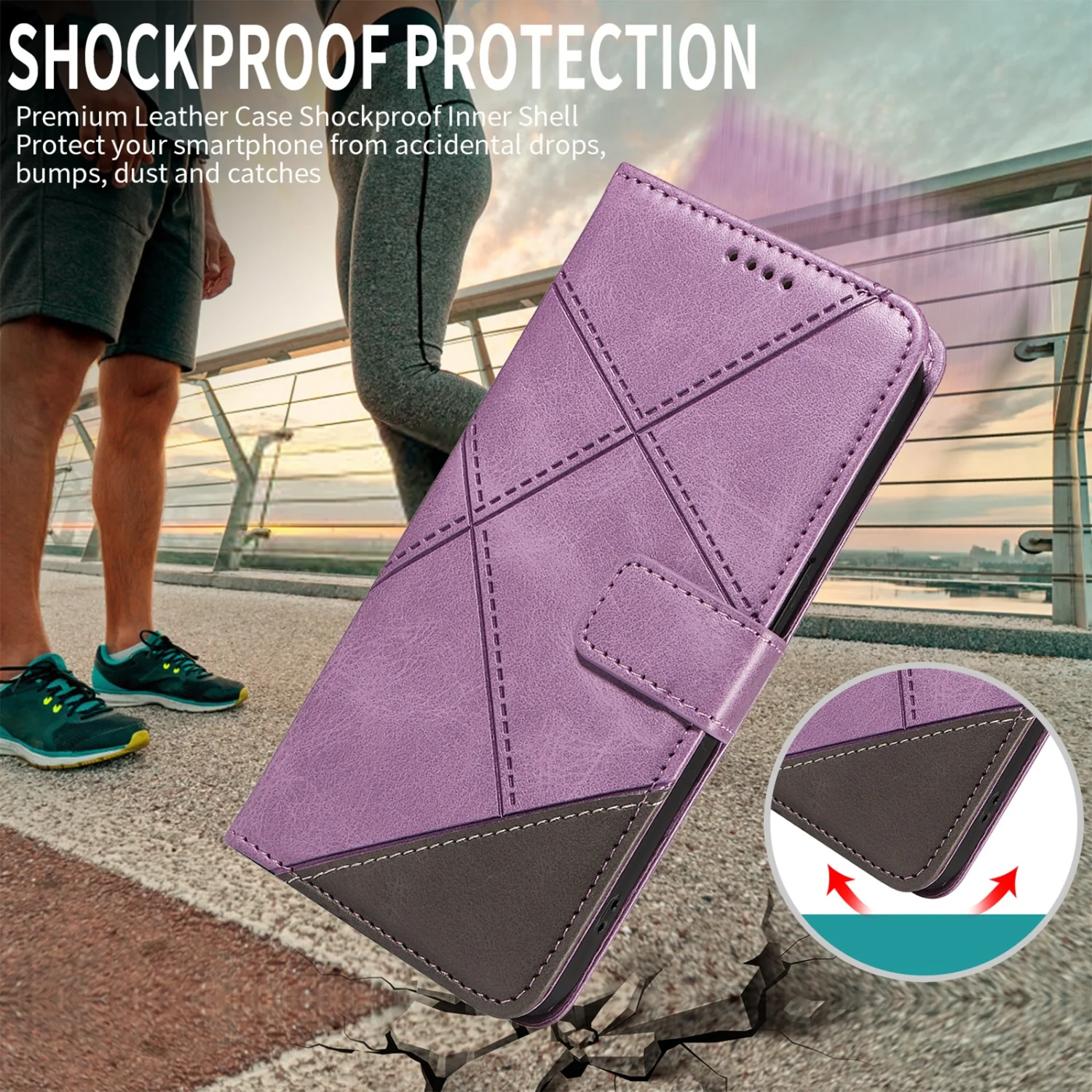 Leather Flip Phone Case For Samsung Galaxy A10S A20S A30 A40 A50S A70 A21 A21S A31 A41 A51 A71 Shockproof Wallet Protect Cover