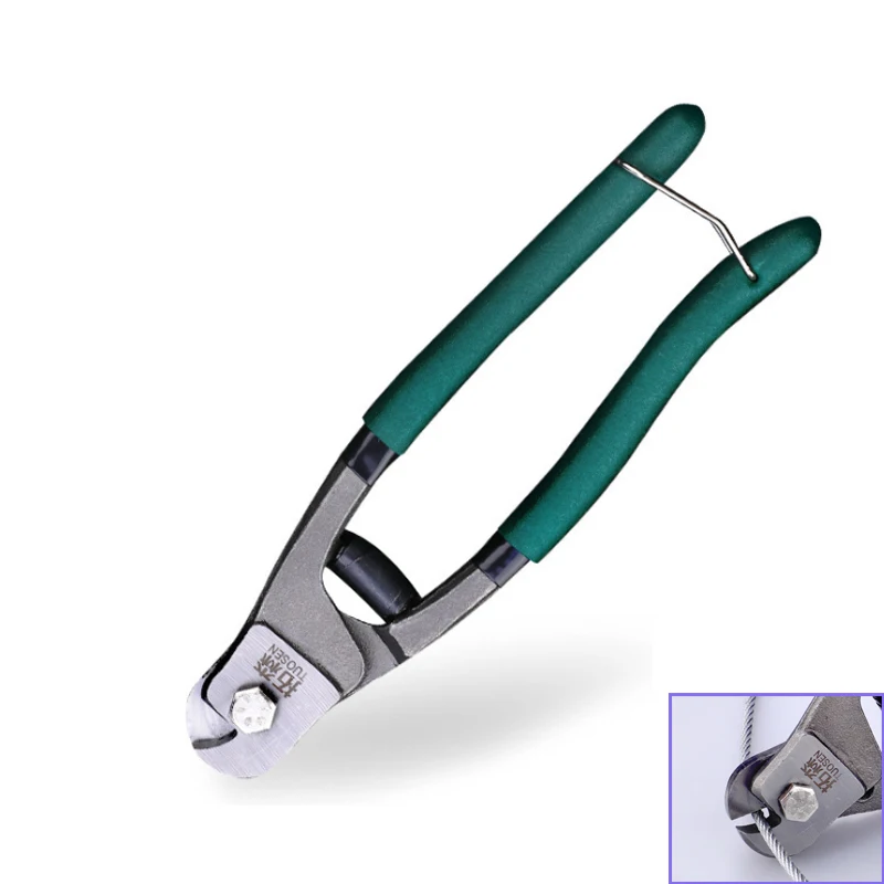 8 inch Rope Scissors Steel Wire Pliers Cable Cutter Tool for 1mm 2mm 3mm 4mm Diameter Stranded wire 3