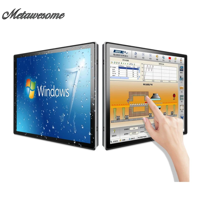 Industrial All In One Touch Panel PC Intel Core i3 4120U RAM 8G SSD 128G Embedded Capacitive Touch Mini Computer Windows OS