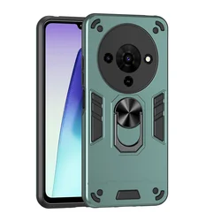 Custodia Rugged Militare Armor Shockproof con Supporto a Anello