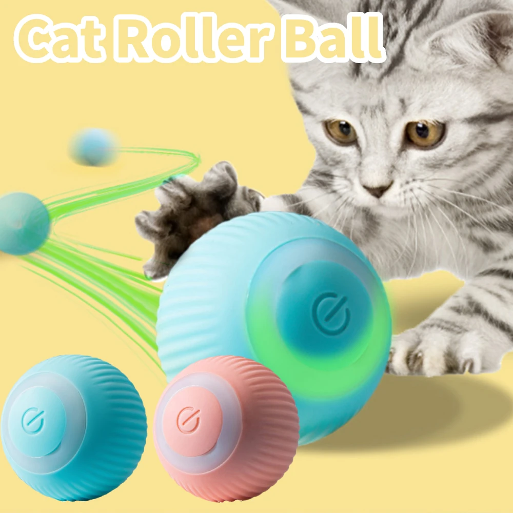 ElectricCatBallToysCatInteractiveBallAutomaticRollingBall