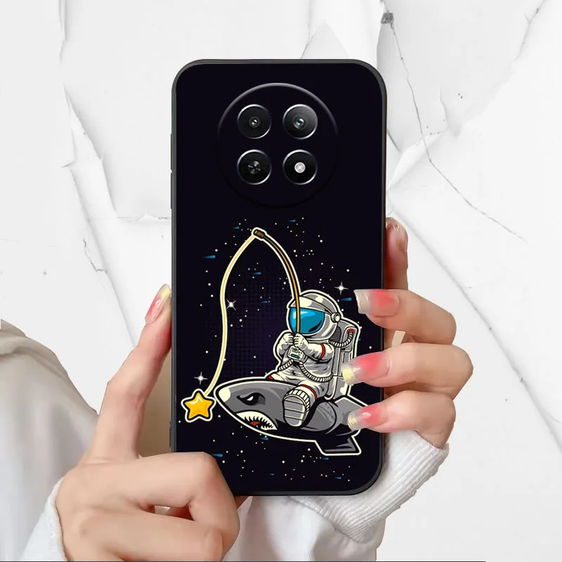 Astronaut Fashion Soft Silicone Phone Case - TPU Protective Shell Cover