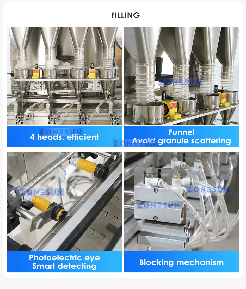 ZS-GW4 Automatic Granule Weighing Filling Machine