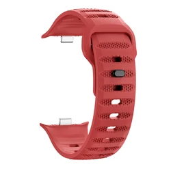Silicone Replacement Strap for Smartwatch - Soft and Durable Wristband (Red)
