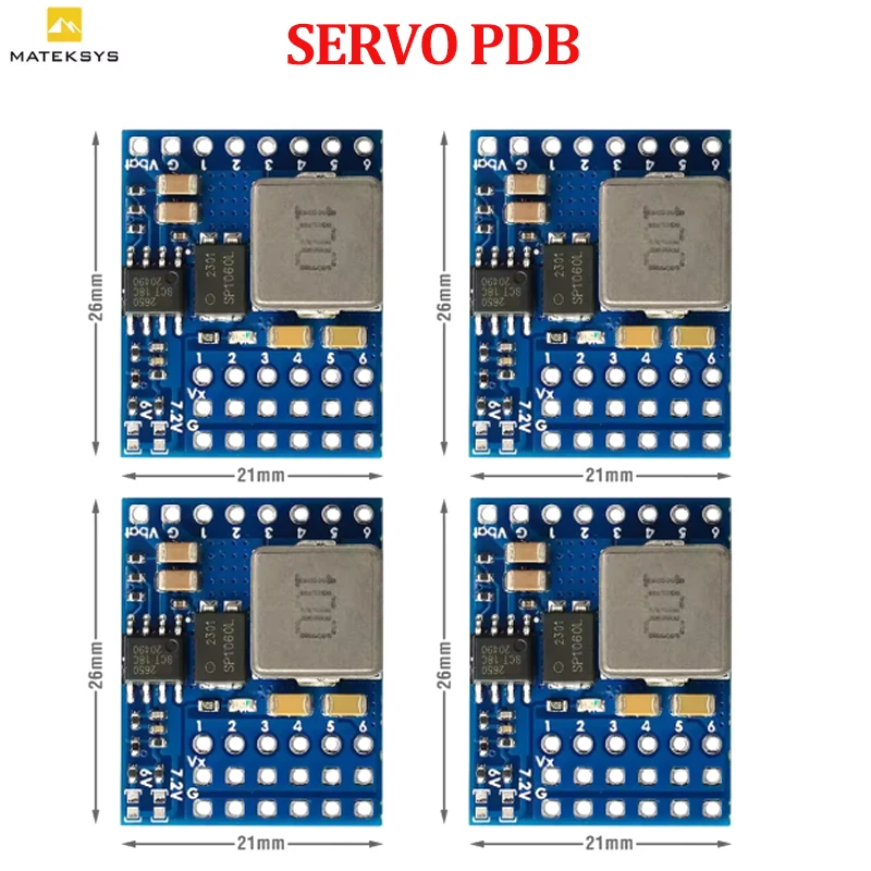 บอร์ดจ่ายไฟเซอร์โวสำหรับโดรน BEC 5-8.2V