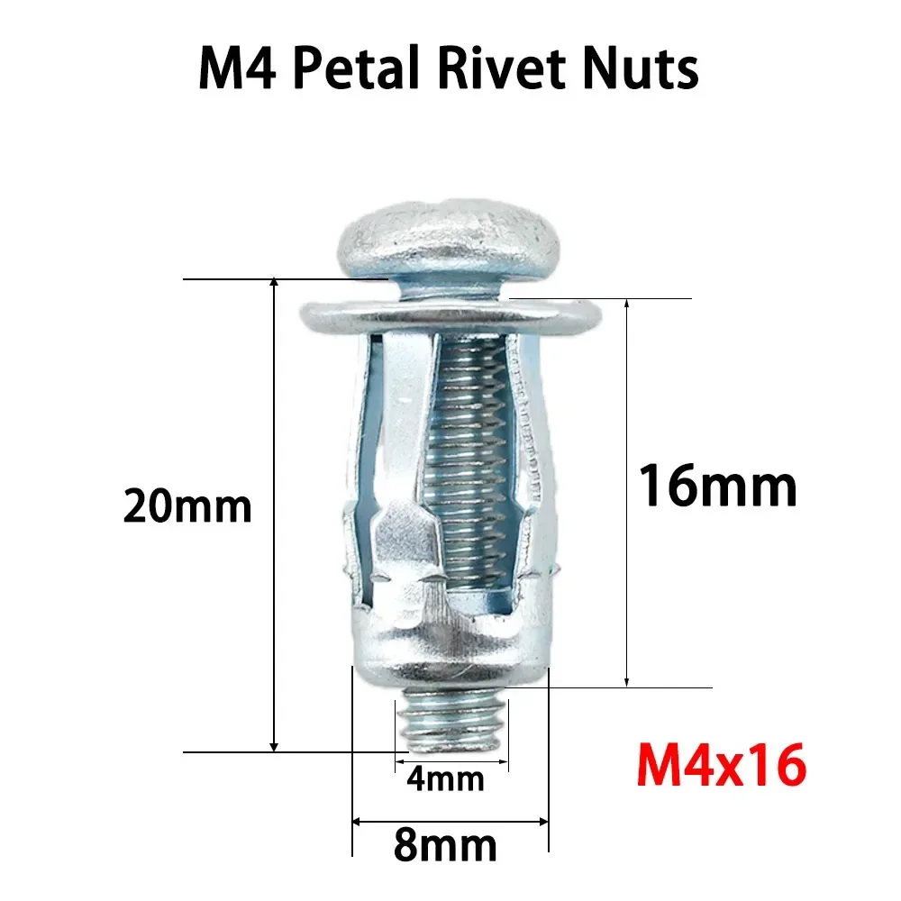 Auto Fasteners M4 M5 M6 M8 Molly Jack Nut Rivet Nut Screws