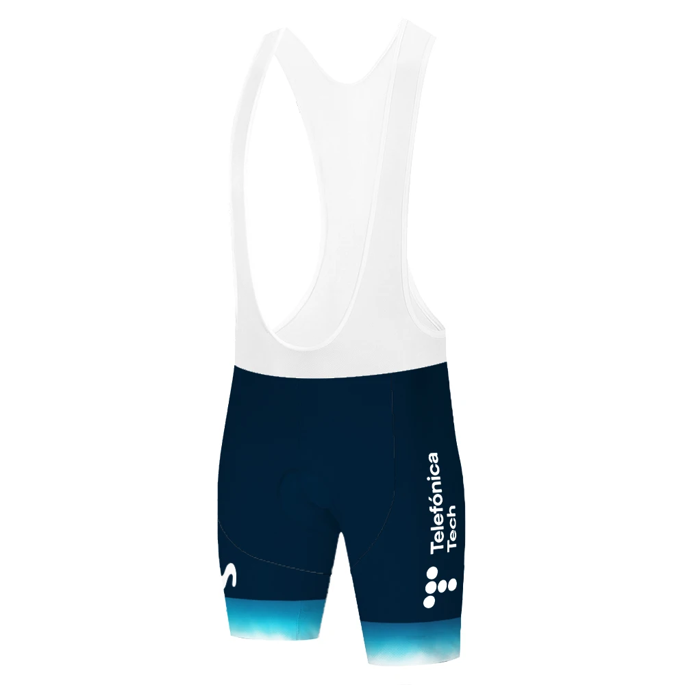 team Movistar cycling bib shorts cycling silikone gel pad 12D bicycle suit MTB uniform men's clothing cycling bib shorts cycling shorts cycling pants cycling gel pad