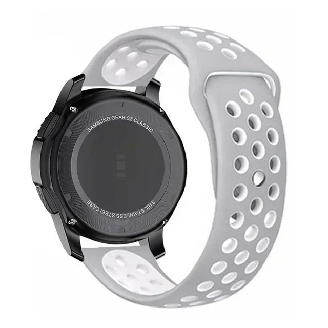 Stylish 22mm Silicone Watch Strap - Versatile Design