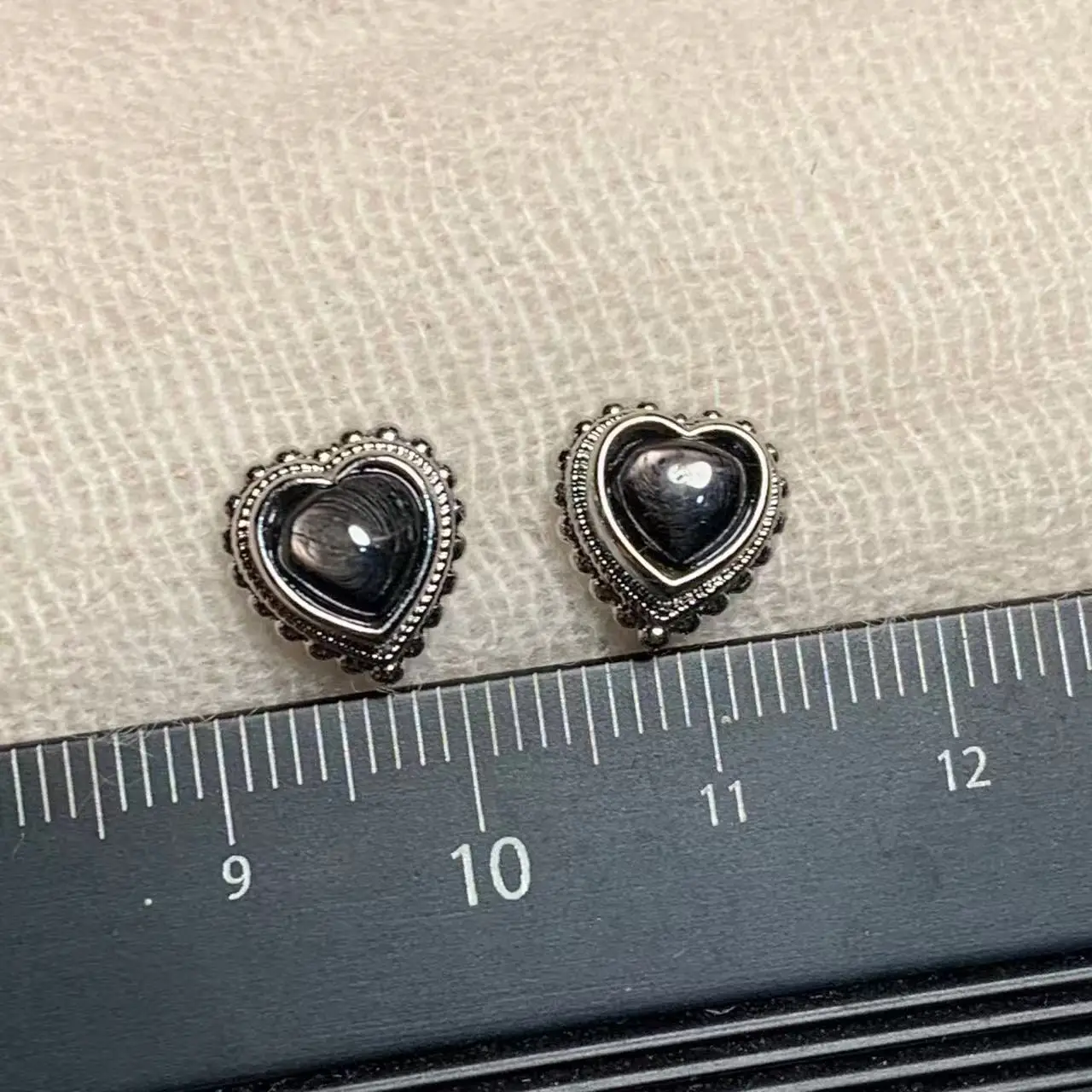 Natural Hypersthene 925 Sterling Silver Stud Earrings for women Jewelry Gift Prevent allergy gem jewelry Genuine red stone