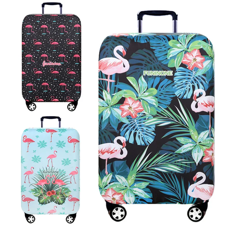 Luggage Cover Protector Dustproof Trolley Case Flamingo Cartoon