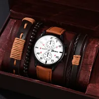 VIP 4/2/1pcs Watches Set for Men Reloj Hombre Men Quartz Wristwatches Montre Homme Business Luxury Casual Clock Watch（no Box） 1
