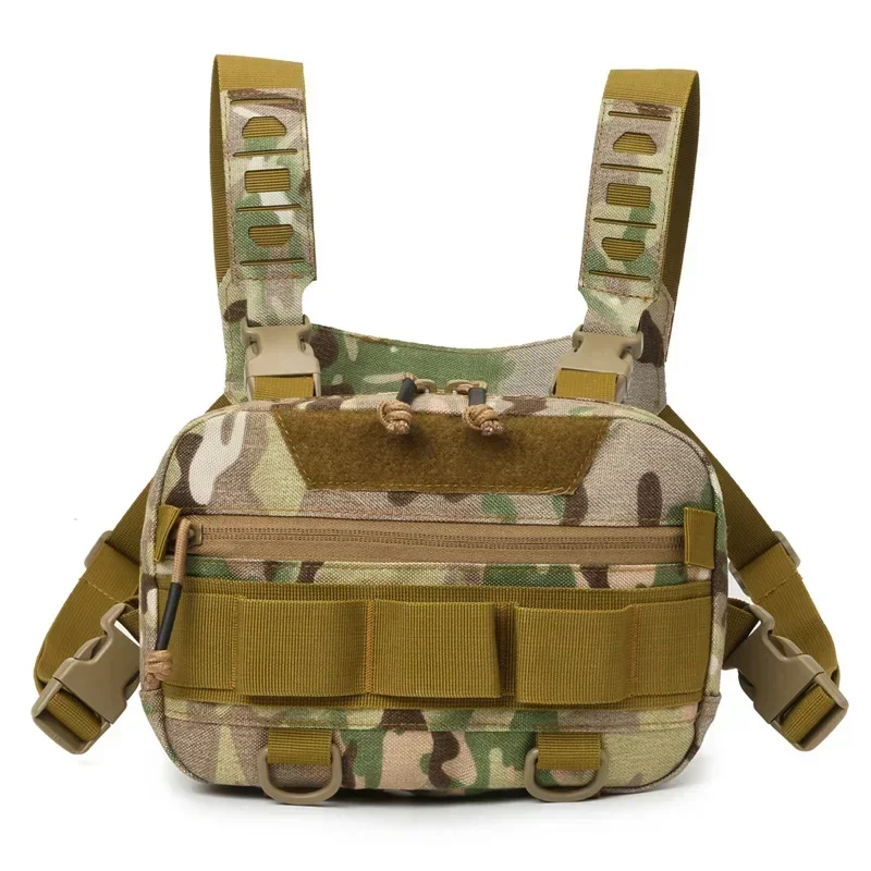 Sac poitrine pêche tactique homme étanche molle nylon randonnée camping sac à dos voyage extérieur