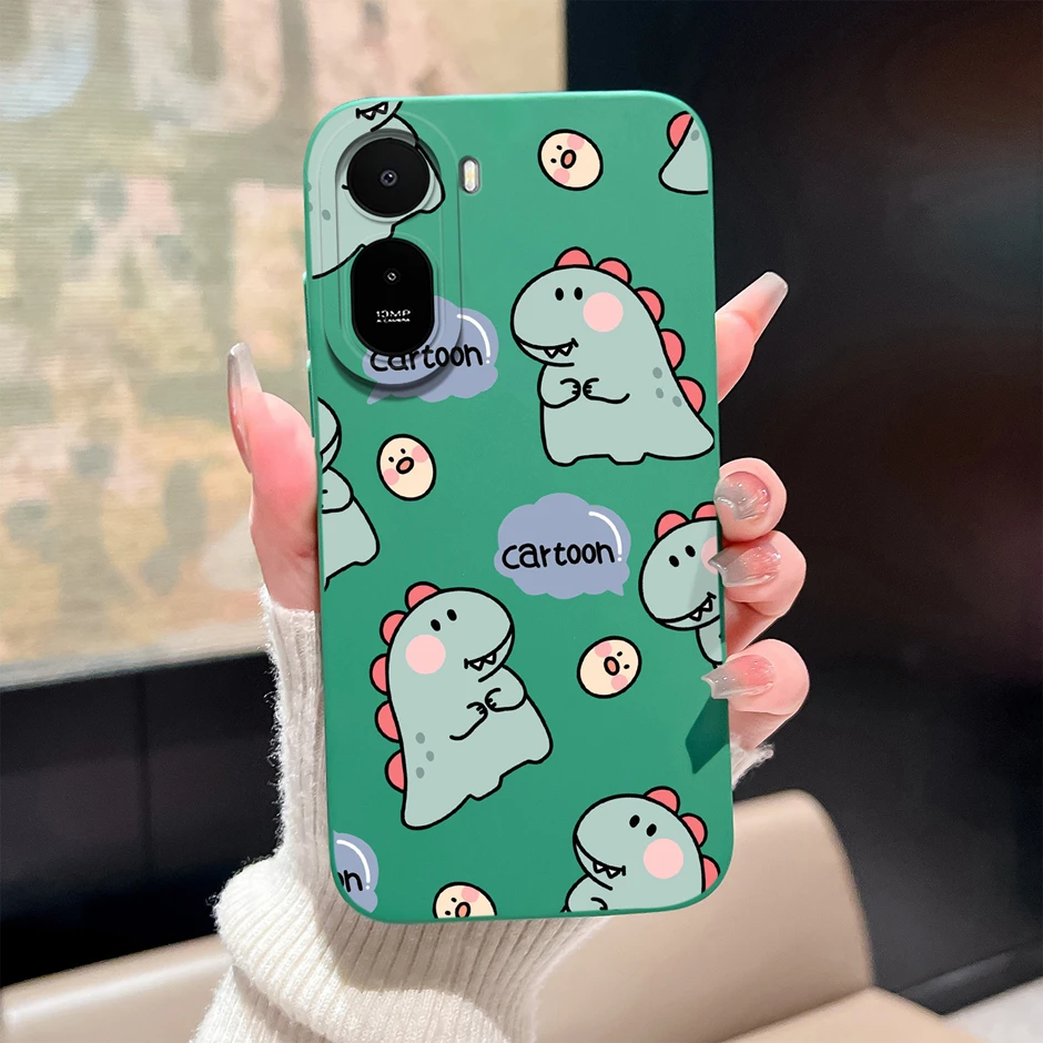 Cartoon Avocado Panda Antifouling Protective Phone Case Cover