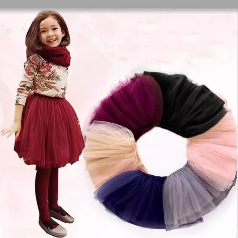 

2019 New Arrival All-,match Fashion Solid Gauze Skirt Baby Girl Dress/Kids Clothes/Girl Ball Gown Skirt 3121