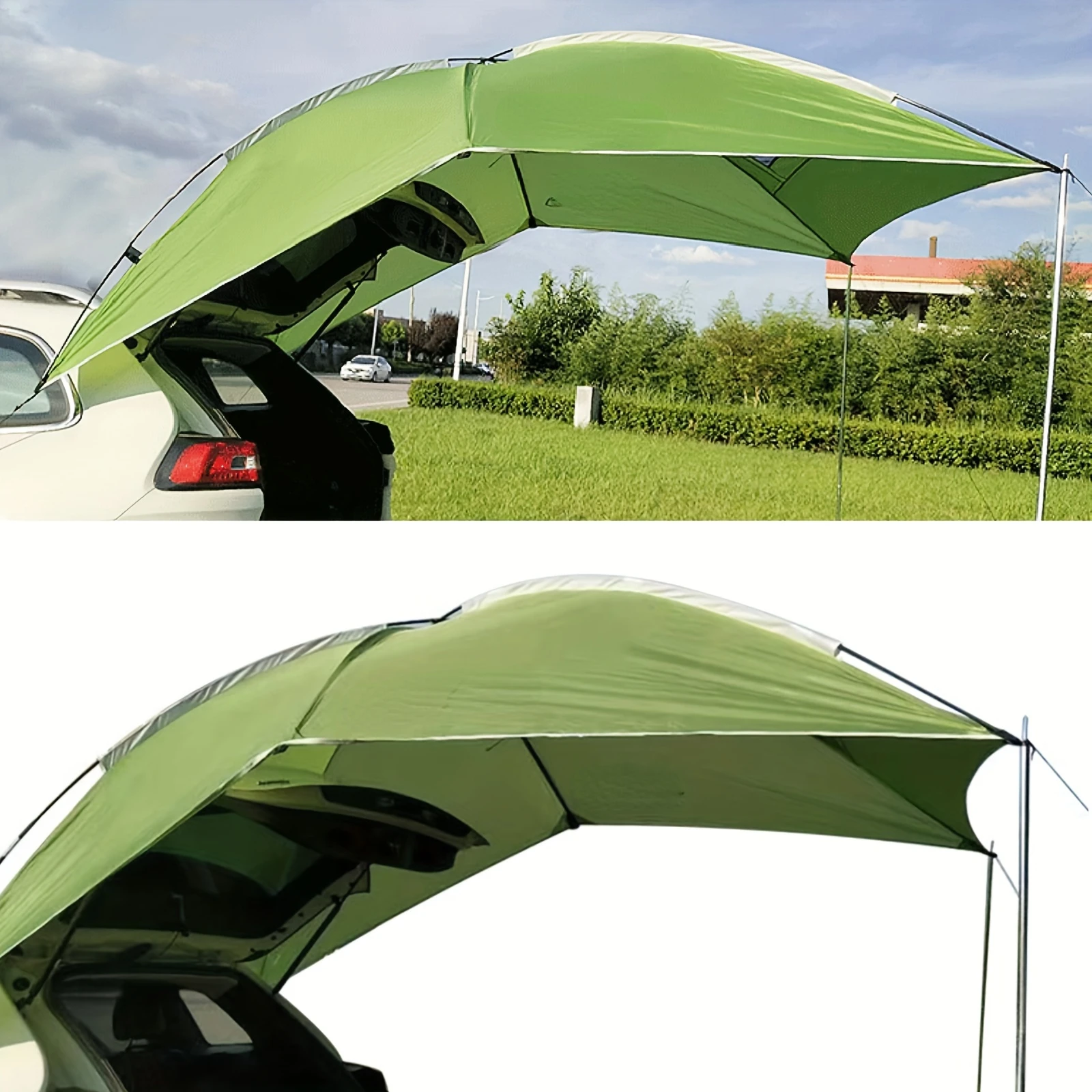 

Waterproof Car Tail Tent, Sunshade Shelter for Outdoor Activities, Portable Boot Canopy, Versatile Awning for Camping, Picnics,