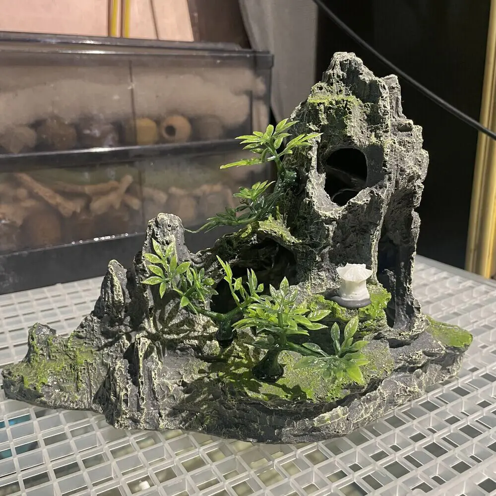 Aquarium Cave Mountain decor 2