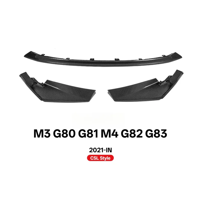리얼 드라이 카본 파이버 프론트 립 범퍼 디퓨저 SP M3 G80 G81 M4 G82 G83 CSL 스타일 2021-IN