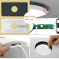 SANOTO Photograph Lightbox Photo Studio Manicure Foto Softbox  LED Photo Light Box Dimmable Tabletop Shooting Tent Kit - Image 4